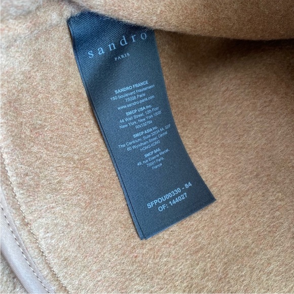 SANDRO overshirt coat! Size 36! New, NWT - Picture 9 of 13